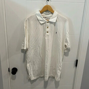 🧡💙 Disney white collared  shirt size large